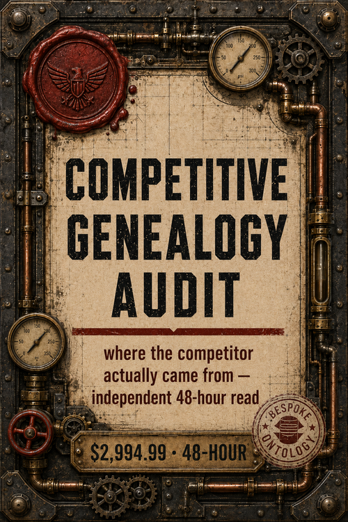 Bespoke Competitive Genealogy Audit