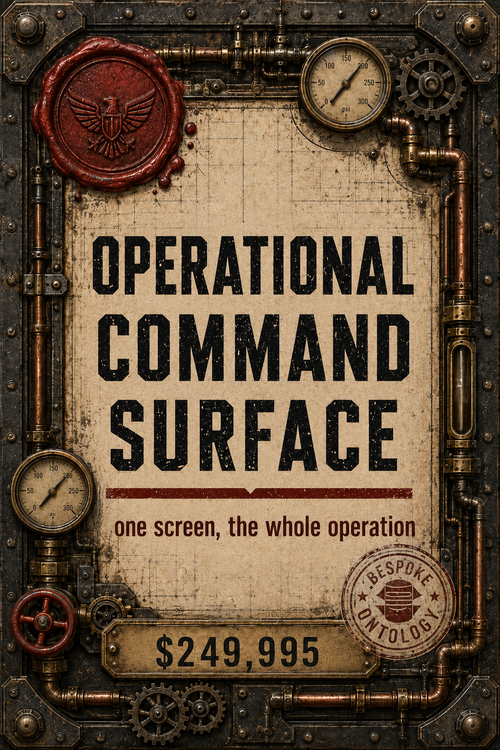 Bespoke Operational Command Surface