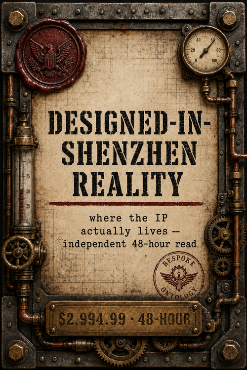 Bespoke Designed-in-Shenzhen Reality Topology