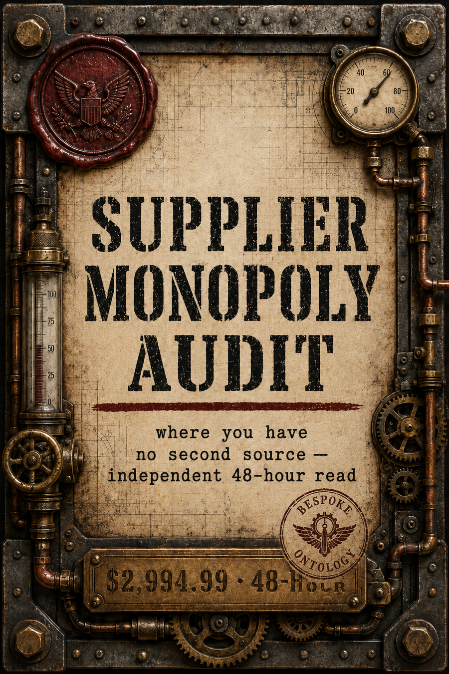 Bespoke Supplier Monopoly Audit