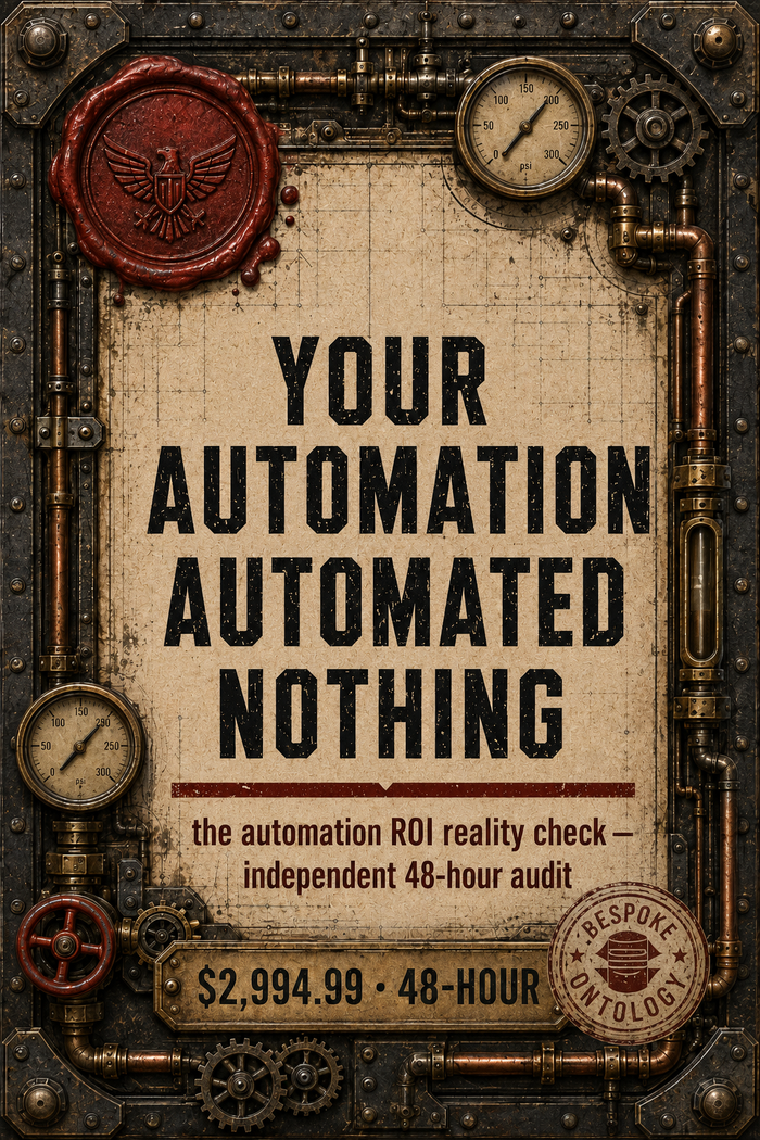 My Automation Initiative Automated Nothing. What Do I Do? — Engine
