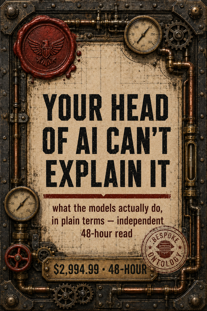 My Head Of AI Can't Explain What The Models Actually Do. What Do I Do? — Engine