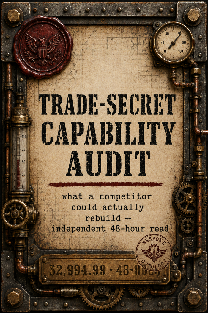 Bespoke Trade-Secret Capability Audit