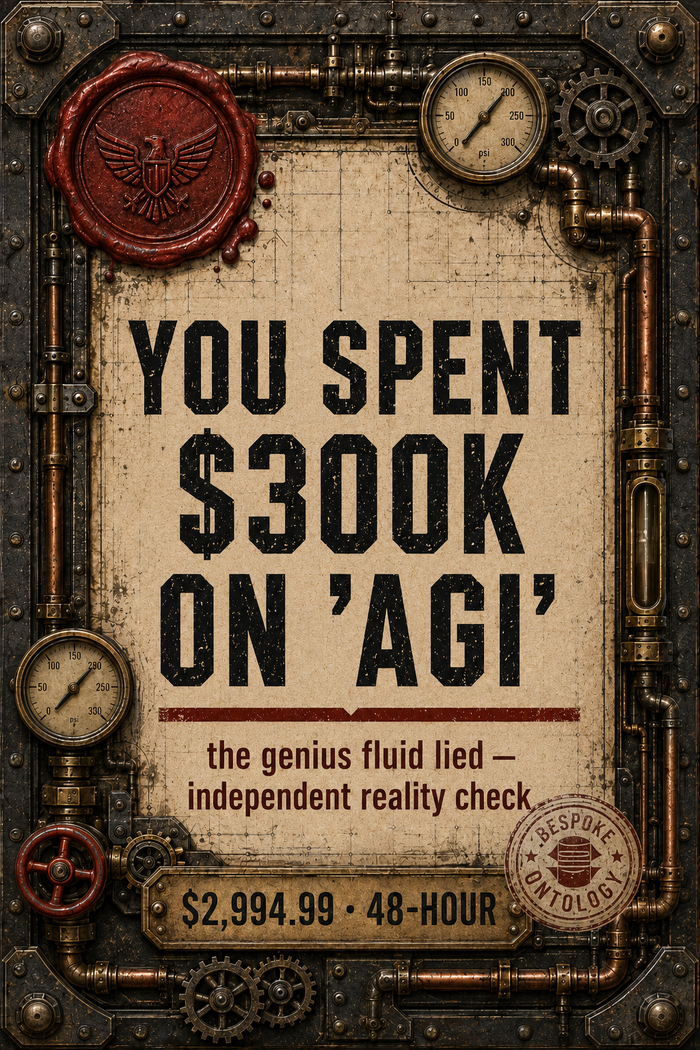 My Genius Fluid Told Me AGI Was Coming. I Spent $300K. What Do I Do? — Engine